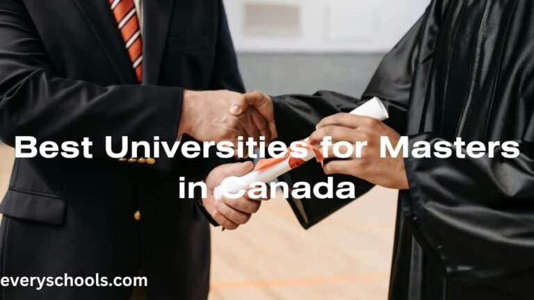 Best Universities for Masters in Canada