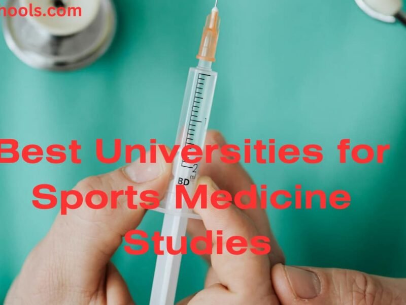 Best Universities For Sports Medicine Studies 2024 Every Schools