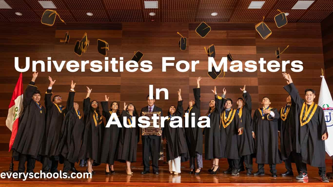 universities for masters in Australia
